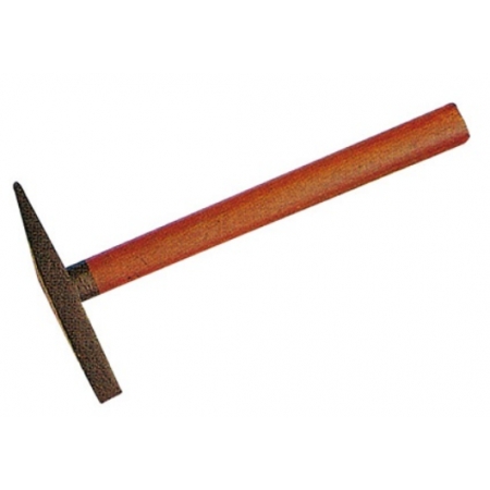 Chipping hammer with  wooden handle