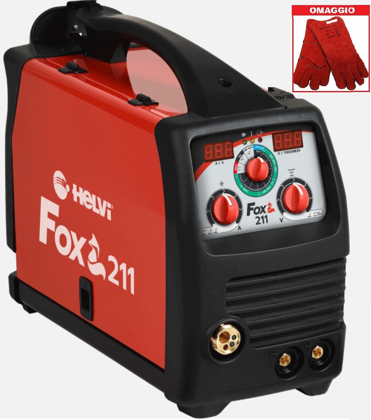 Helvi Fox 211 Digital Multiprocess welding machine (MMA, MIG MAG, TIG)  Sweden