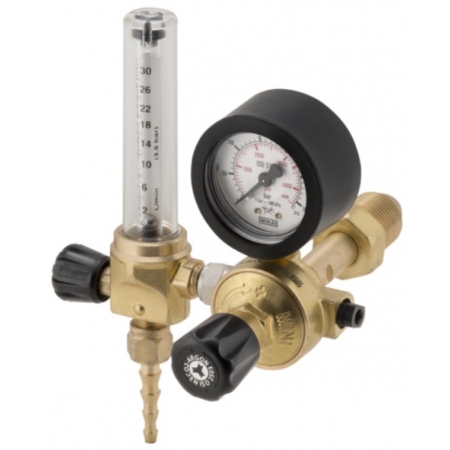 Gas regulator with flowmeter for rechargeable bottle, Argon connexion