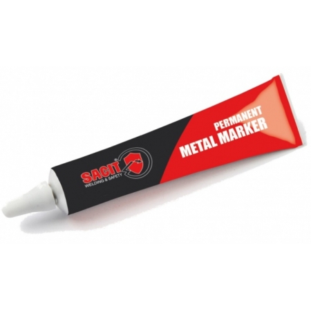 METAL MARKER BALL-POINT MARKER, WHITE