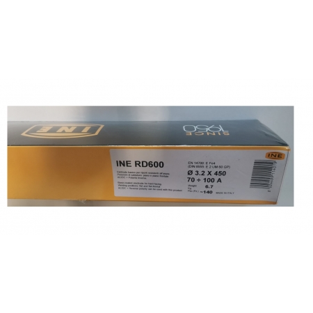 140 basic electrodes RD - 600 55 HRC 3.2x450mm