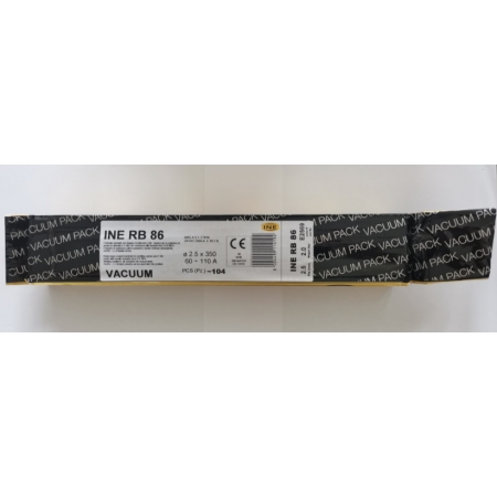 104 Basic electrodes 2.5x350mm Double coated 7016 INE RB 86