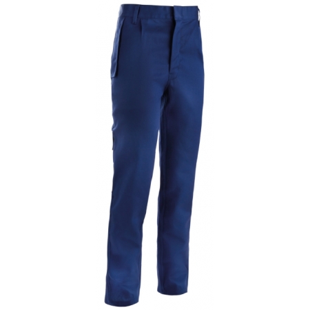 Blue fireproof cotton trousers